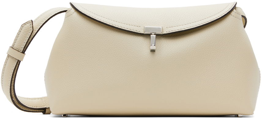 Taška cez rameno TOTEME T-Lock Clutch Bag Béžová | 234-WLGBG423-LE0030, 0