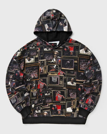 Mikina Nike Michael Jordan Retro TV Print Fleece Pullover Hoodie Rôznofarebný | HV0552-010, 2