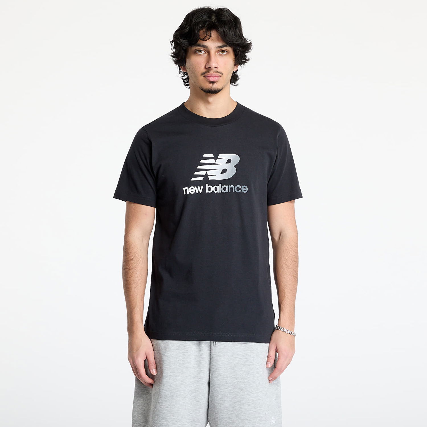 Tričko New Balance Sport Essentials Gradient T-Shirt Čierna | MT51503BK, 0