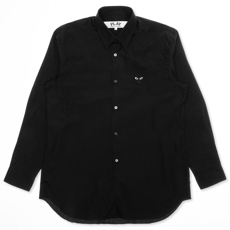 Košeľa Comme des Garçons Play Emblem Button Up Shirt Čierna | AZ-B004-051-1, 0