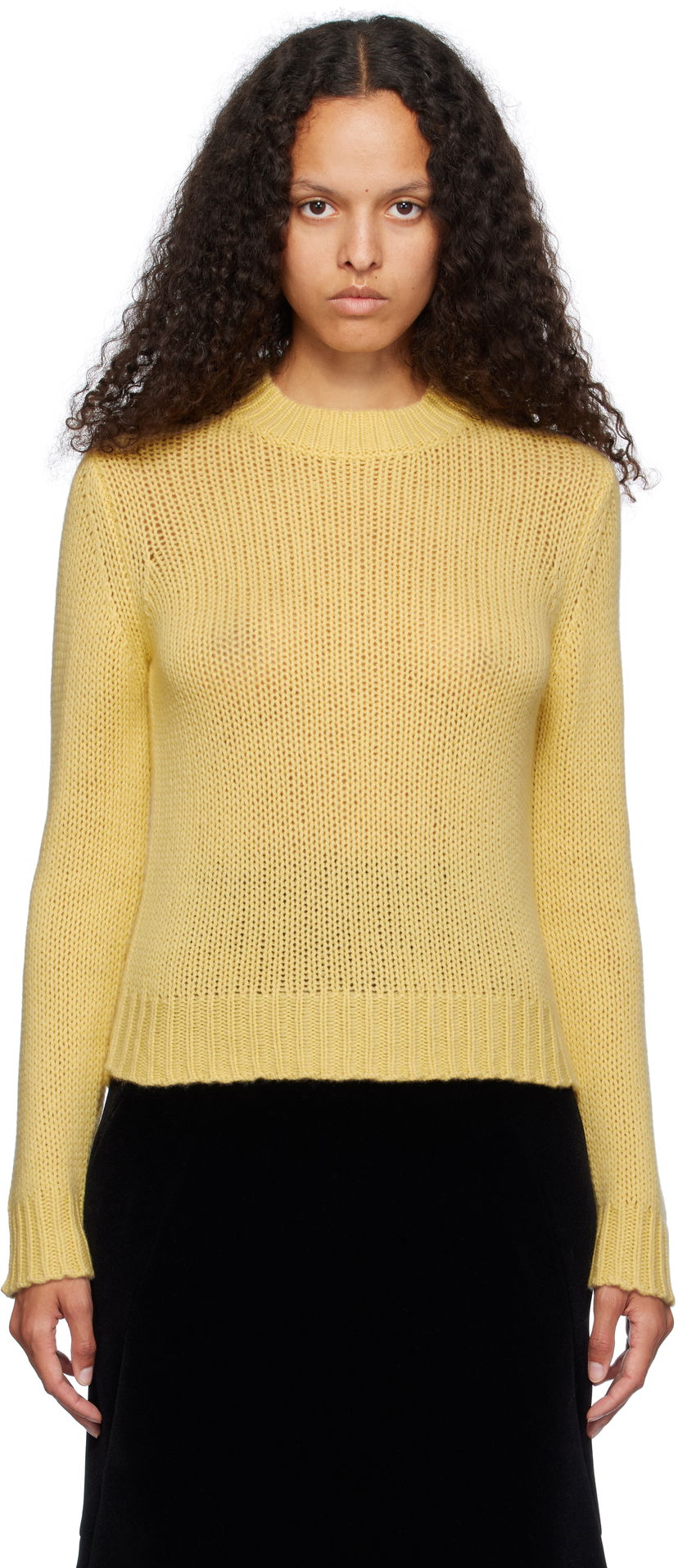 Sveter Max Mara Weekend Max Mara Dalida Knit Sweater Žltá | 2425366092600 MM12140
