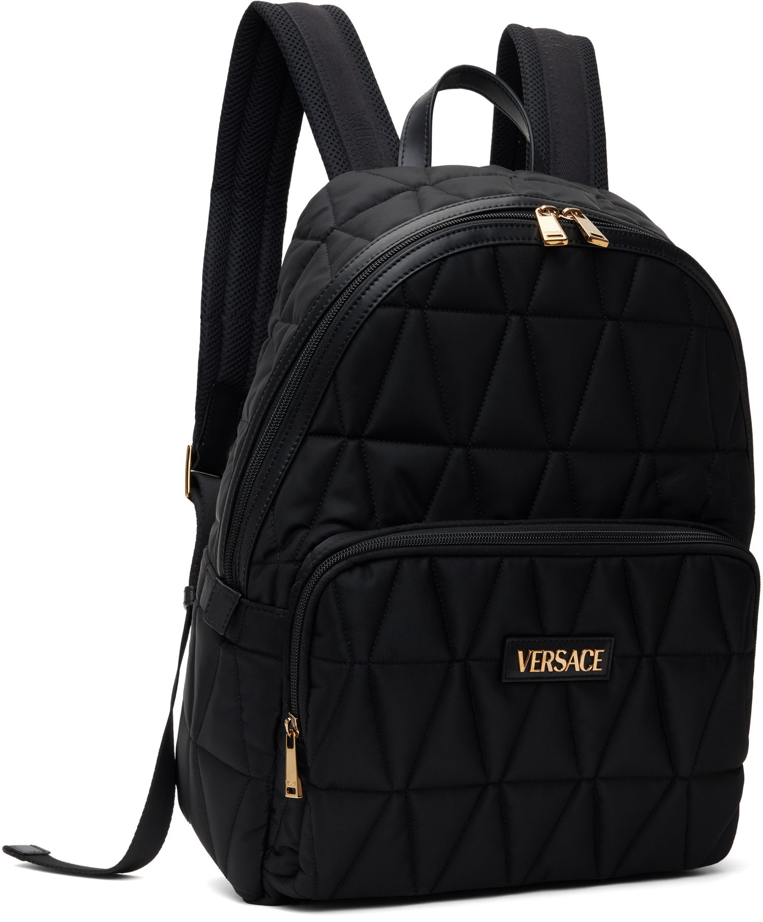 Batoh Versace Versace Myth Quilted Backpack Čierna | 1018355_1A13686, 1