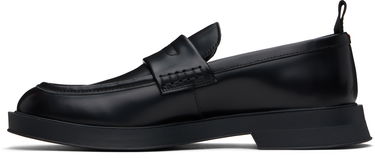 Tenisky a topánky BOSS Hugo Brush-Off Leather Loafers Čierna | 50541823, 2