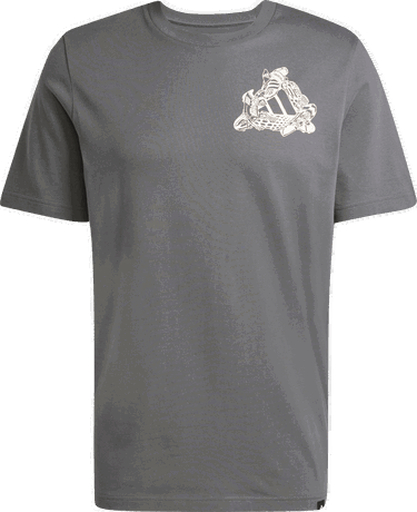 Tričko adidas Performance Football Kicks Graphic Tee Šedá | JD8211, 1