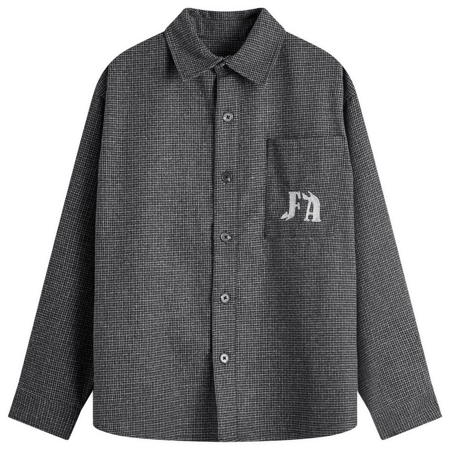 Košeľa Fucking Awesome FA Wool Flannel Shirt, Size Small Šedá | FA1961-SHA, 1