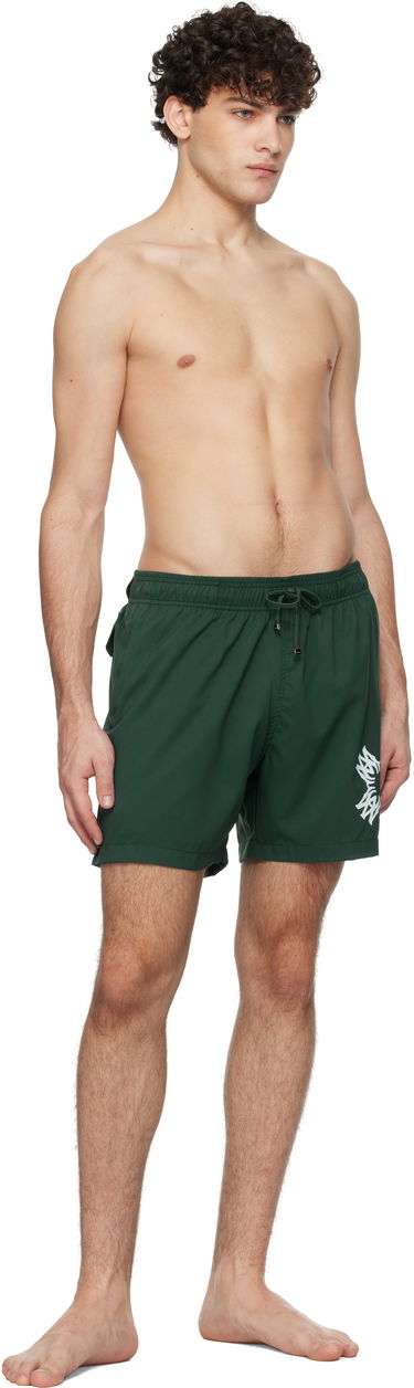 Plavky AMIRI Quad Swim Shorts Zelené | AMSWTK1025, 3
