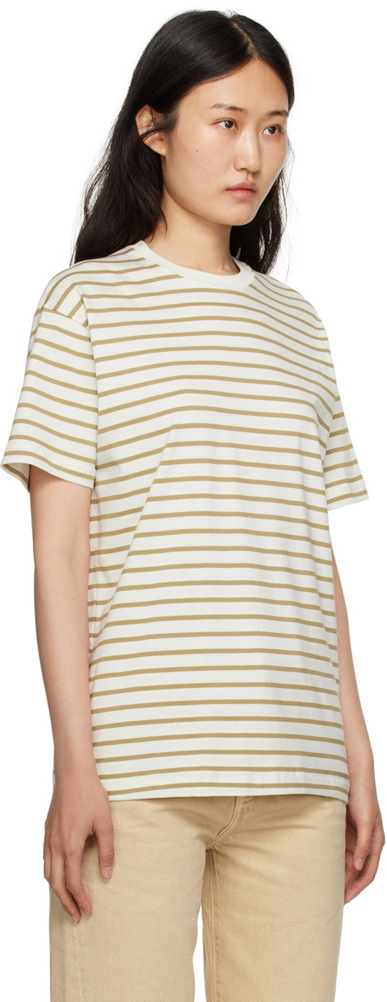 Tričko TOTEME TOTEME Striped T-Shirt Biela | 233-5043-770, 1