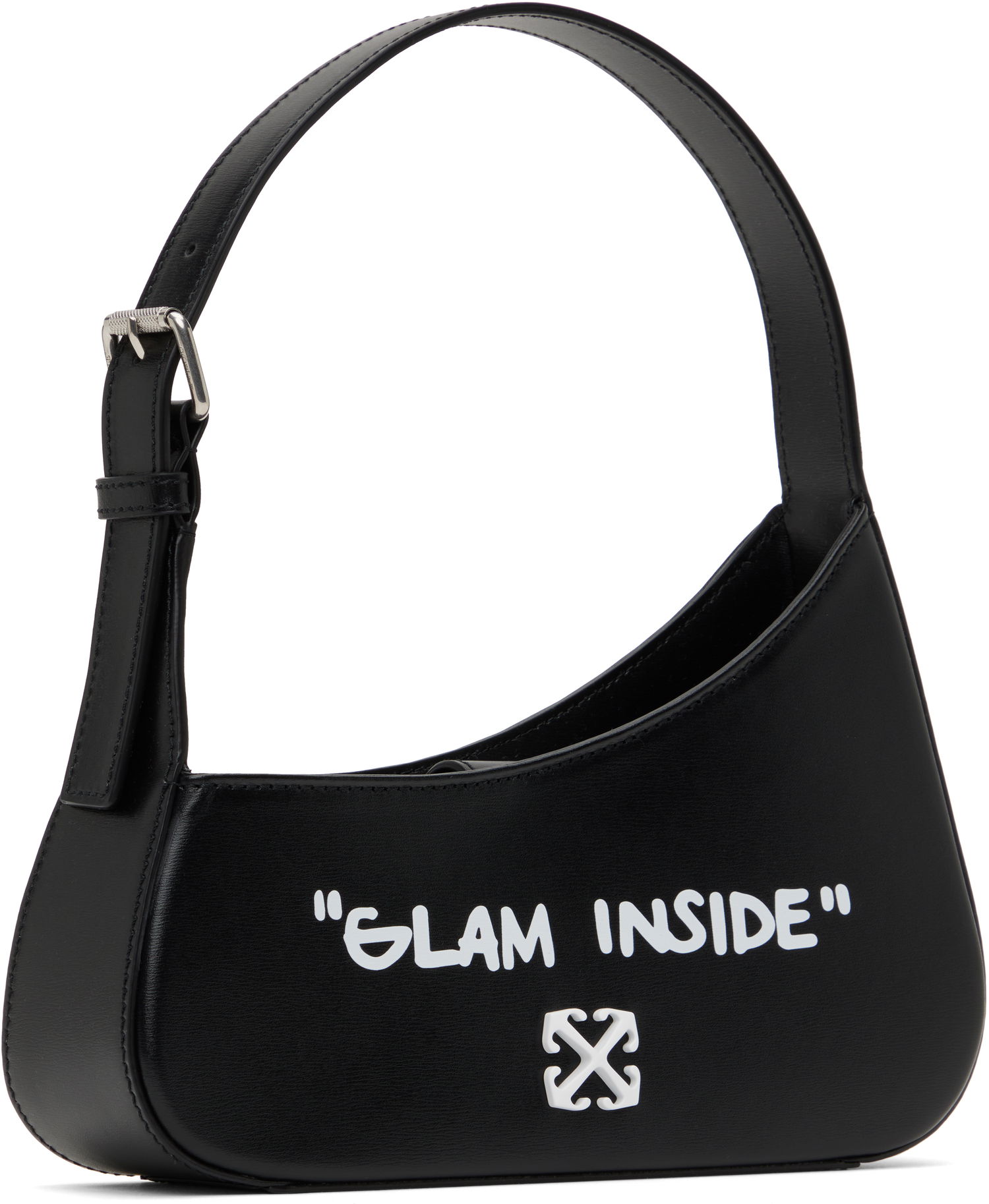 Kabelka Off-White Off-White Jitney Quote Shoulder Bag Čierna | OWNN18AC99LEA0011001, 1