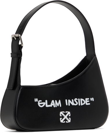 Kabelka Off-White Off-White Jitney Quote Shoulder Bag Čierna | OWNN18AC99LEA0011001, 1