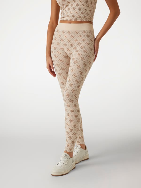 Legíny GUESS Seamless Logo Leggings Béžová | V5RB04Z3LF0, 0