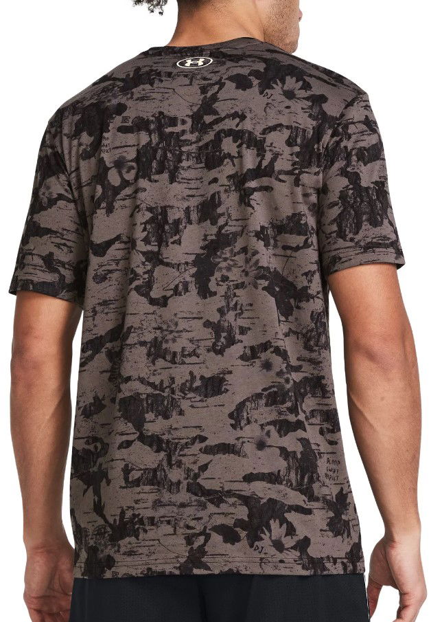 Tričko Under Armour Project Rock Payoff Marbled T-Shirt Čierna | 1383194-001, 1