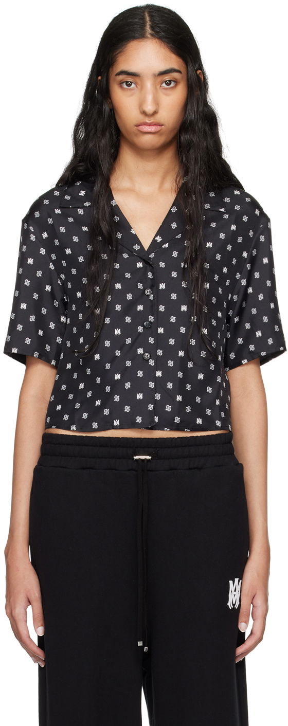 Košeľa AMIRI Black MA Paisley Shirt Čierna | AWSTCA1010, 0