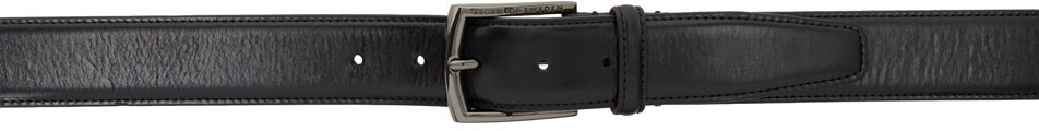 Opasok Tiger of Sweden Tiger of Sweden Bergstrom Leather Belt Čierna | T63396031, 0
