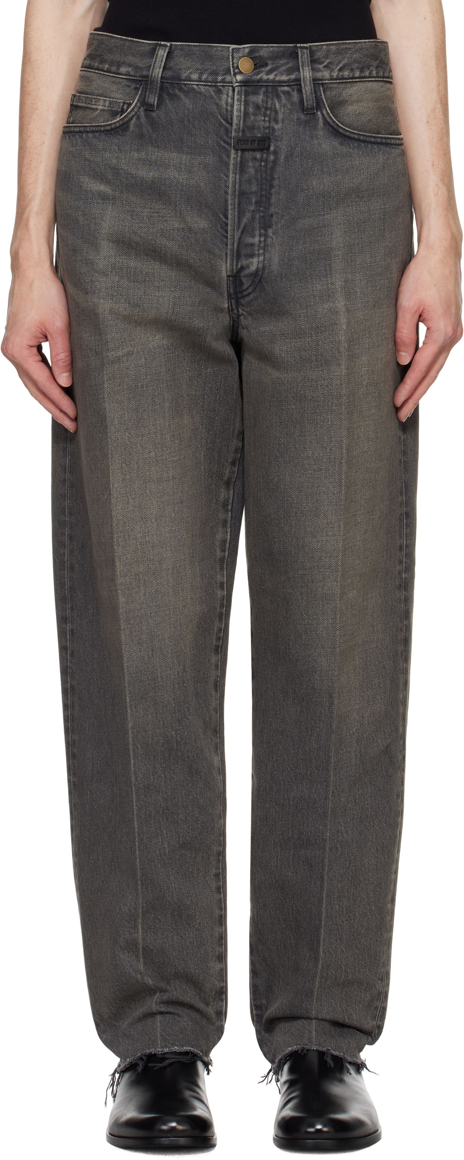 Džínsy Fear of God 80's 5 Pocket Jeans Čierna | FG24FW40-2009DNM, 0