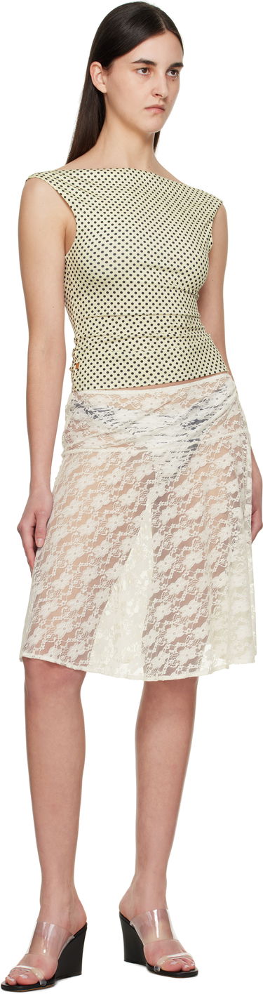 Tielko Miaou Miaou Lani Polka Dot Top Žltá | 7114SVISBNP, 3