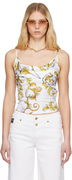 Versace Jeans Couture Outline Barocco Cowl Neck Camisole