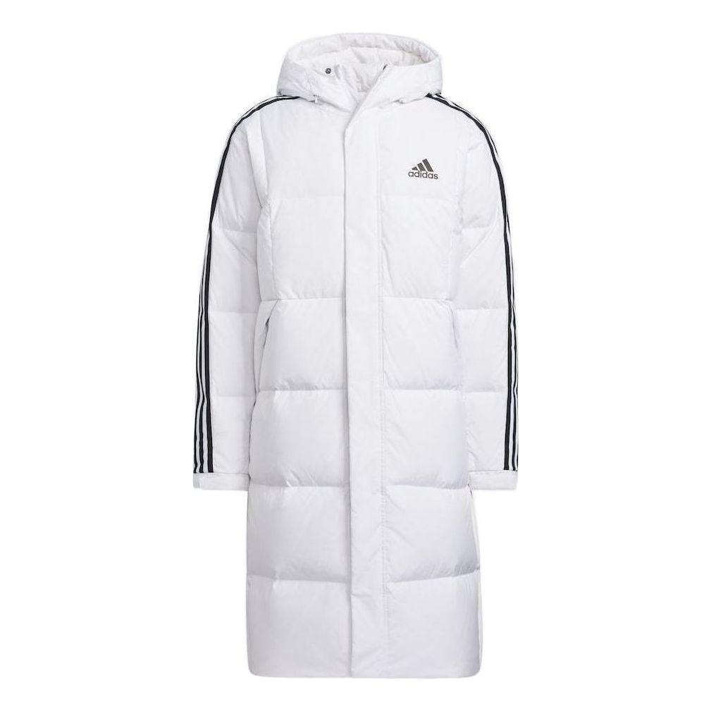Prešívaná bunda adidas Originals Long Padded Parka Biela | HN2098, 0