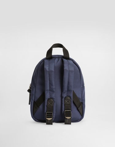 Batoh Dolce & Gabbana Dolce & Gabbana Nylon Backpack with Rubber DG Logo Modrá | EM0141AU92780651, 2