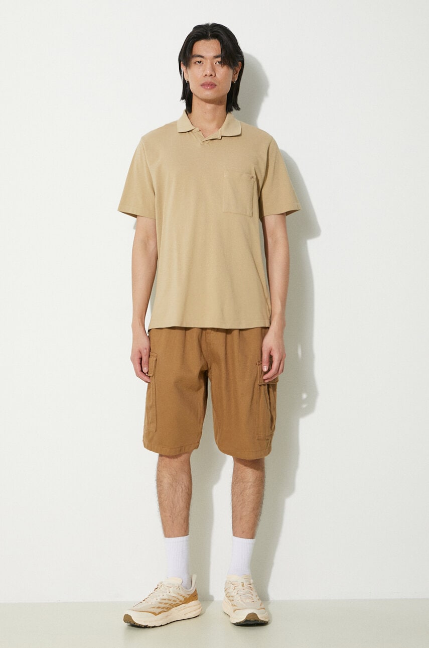 Polo tričko Universal Works Universal Works Vacation Polo Shirt Béžová | 30603.SUMMER.OAK, 1
