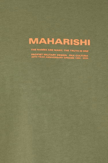 Tričko Maharishi Maharishi Aum Anniversary T-Shirt Zelené | 1306.OLIVE, 5