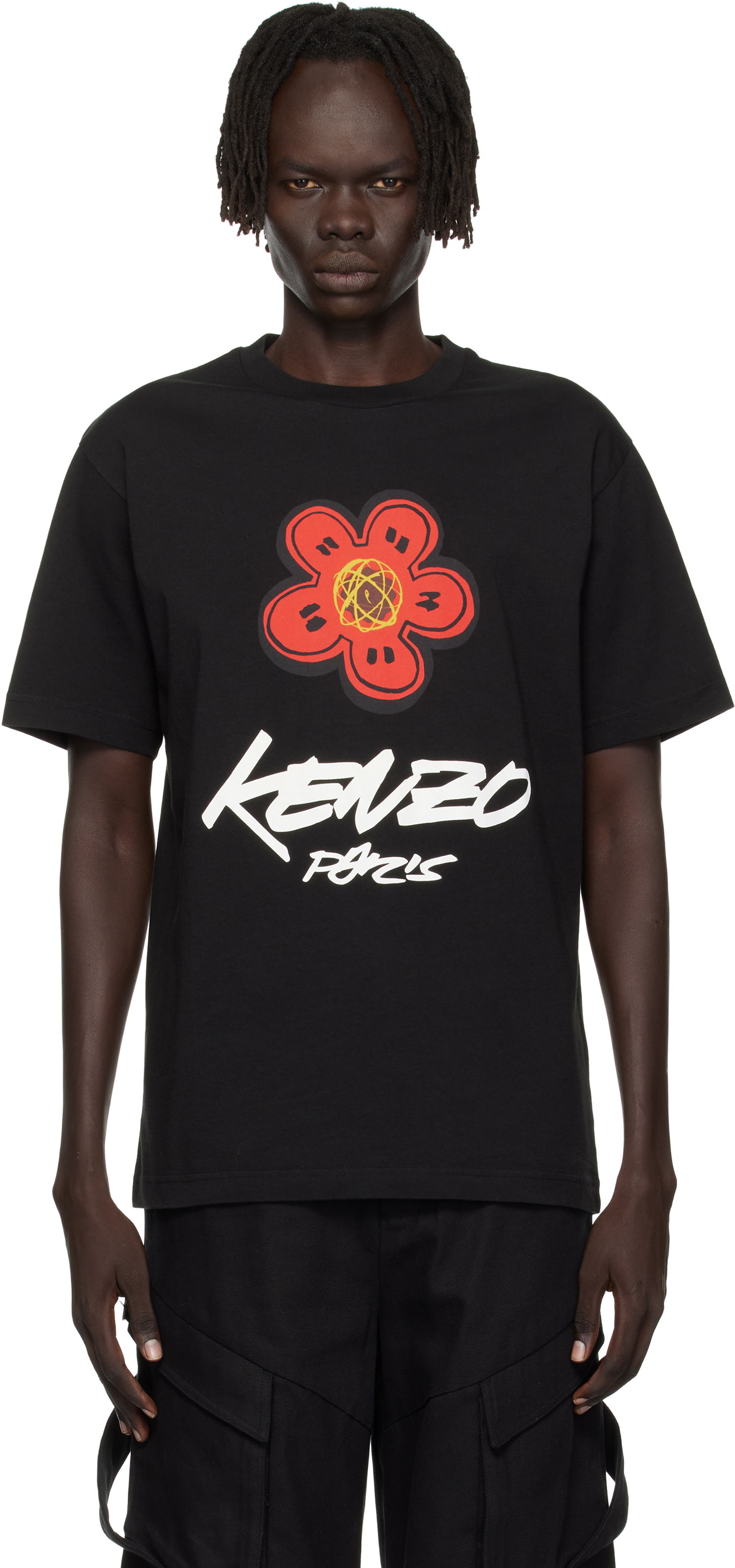 Tričko KENZO Kenzo Paris Futura 2000 Edition Cotton T-Shirt Čierna | FF65TS2654SG, 0