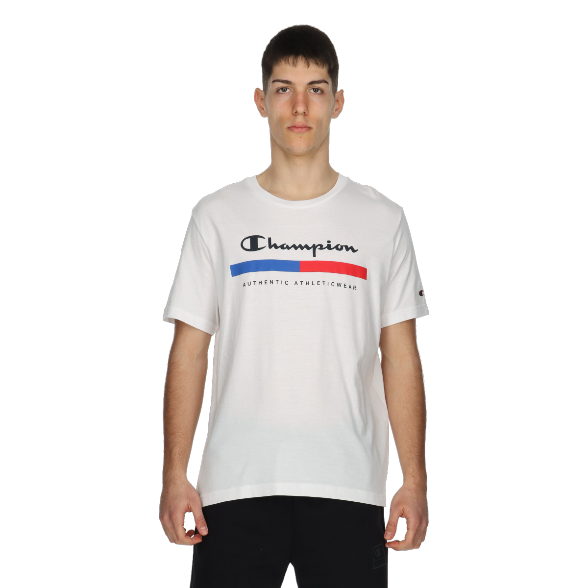 Tričko Champion Script Graphic Crewneck T-Shirt Biela | 219735-WW001, 0