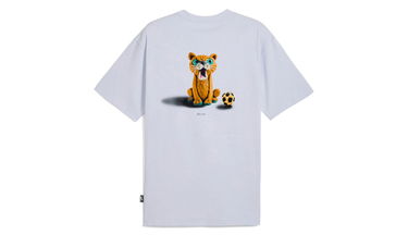 Tričko Puma GRAPHICS The Puma Cat Tee Fialová | 629411-47, 2
