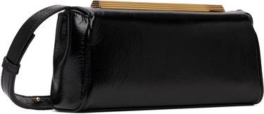 Kabelka AMIRI Leather 'MA' Gold-Tone Frame Clutch Čierna | AWBGCH1005, 2