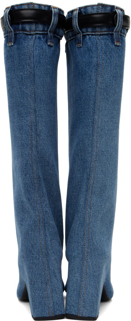 Tenisky a topánky Coperni Open Knee Denim Boots Modrá | COPSH50202, 1