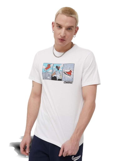 Tričko Converse Comic Graphic T-Shirt Biela | 10022936.A01