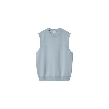 Sveter Carhartt WIP Script Vest Sweater Modrá | I033696_9, 6