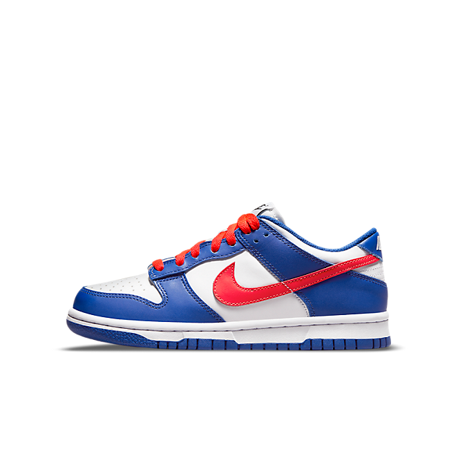 Tenisky a topánky Nike Dunk Low "Mismatched Swoosh" GS Modrá | CW1590-104, 0