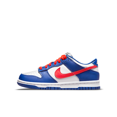 Tenisky a topánky Nike Dunk Low "Mismatched Swoosh" GS Modrá | CW1590-104, 0