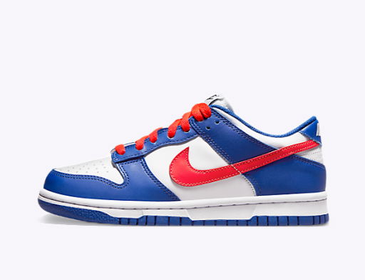 Tenisky a topánky Nike Dunk Low "Mismatched Swoosh" GS Modrá | CW1590-104