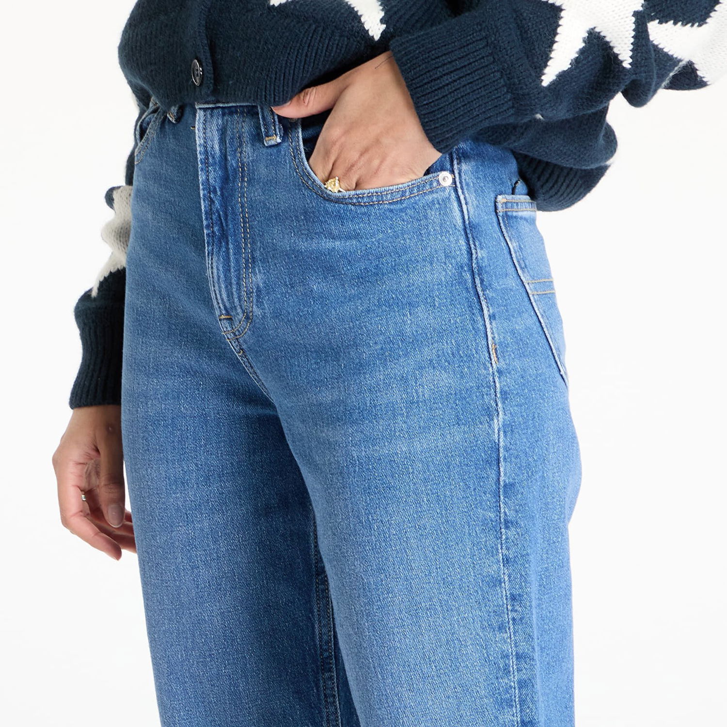 Džínsy Tommy Hilfiger Tommy Jeans Layla High Slim Straight Jeans W28/L30 Modrá | DW0DW19563 1A5, 1