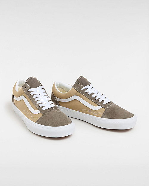 Old Skool Canvas Suede Shoes (brown) Unisex Brown, Size 2.5