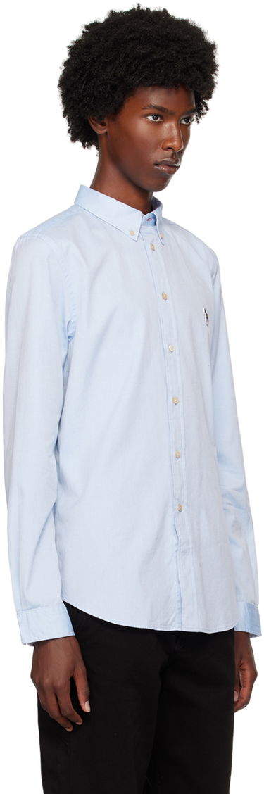 Košeľa Paul Smith PS Paul Smith Zebra Oxford Shirt Modrá | M2R-599R-FZEBRA-44, 1