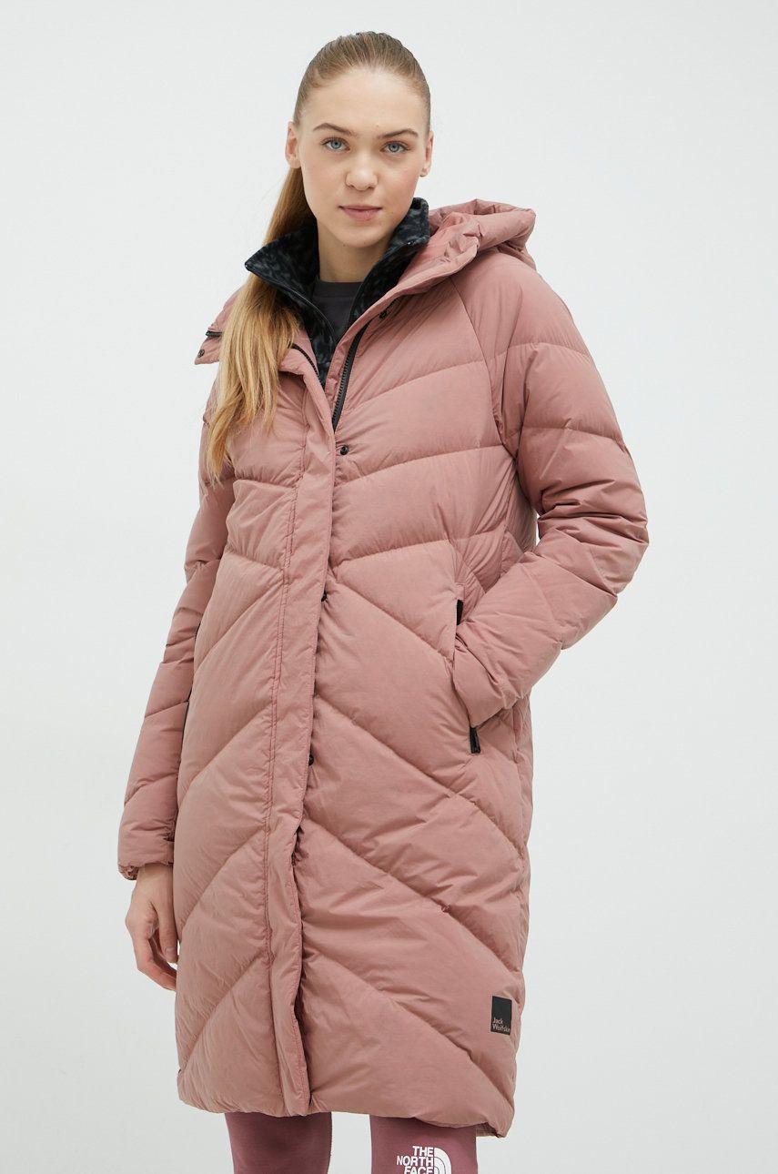Parka Jack Wolfskin Marienplatz Water Repellent Breathable Jacket Ružová | 1206971, 0