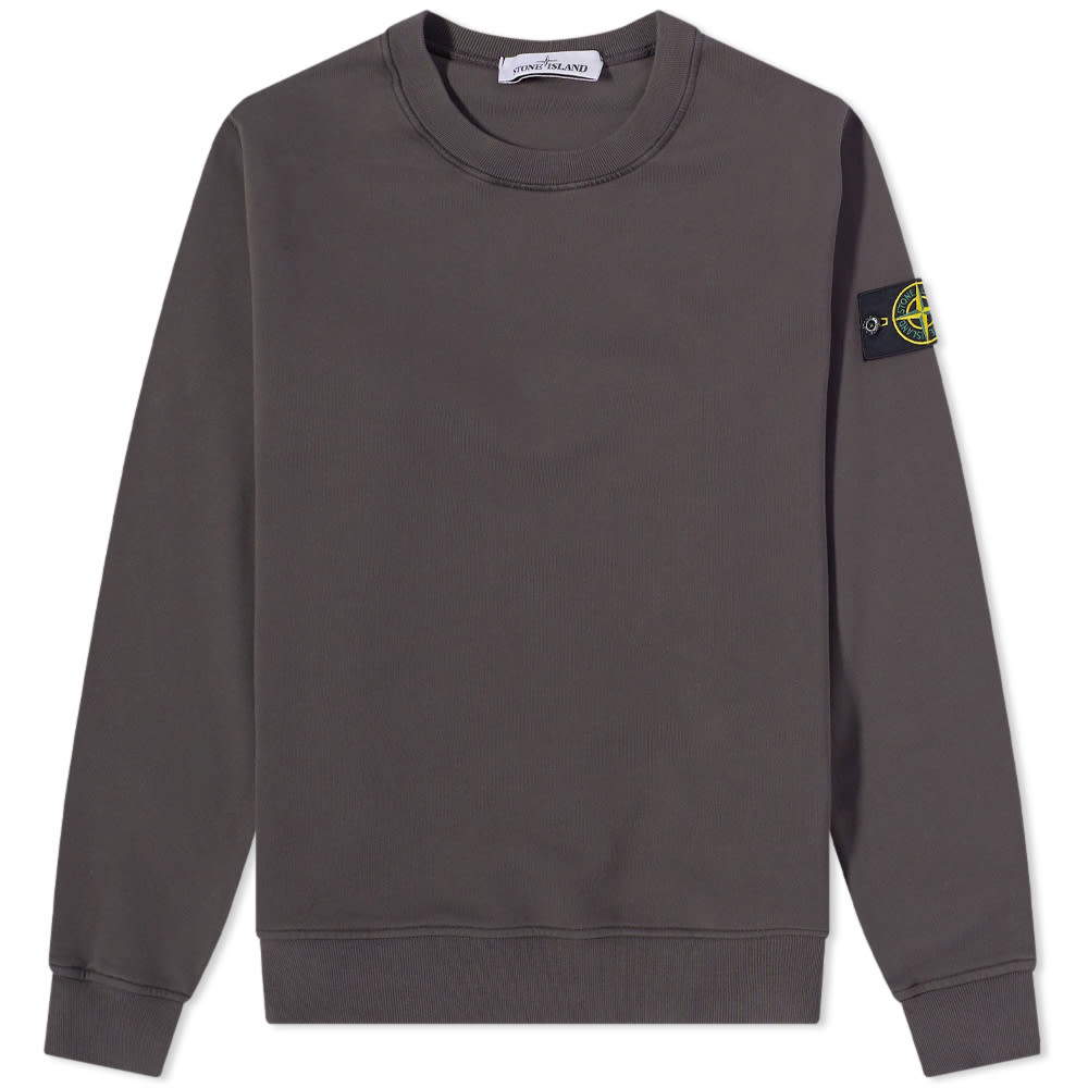 Sveter Stone Island Garment Dyed Crewneck Šedá | 761563051-V0065, 0