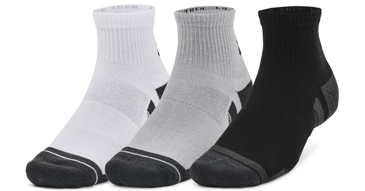 Perfromance Tech Quarter Socks - 3 pack