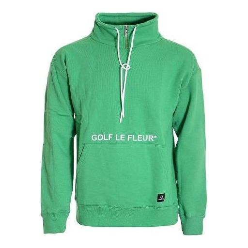 Mikina Converse Golf Le Fleur Quarter Zip Pullover Sweatshirt Zelené | 10017488-A02