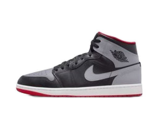 Air Jordan 1 Mid "Black/Cement Grey / Fire Red / Sail"