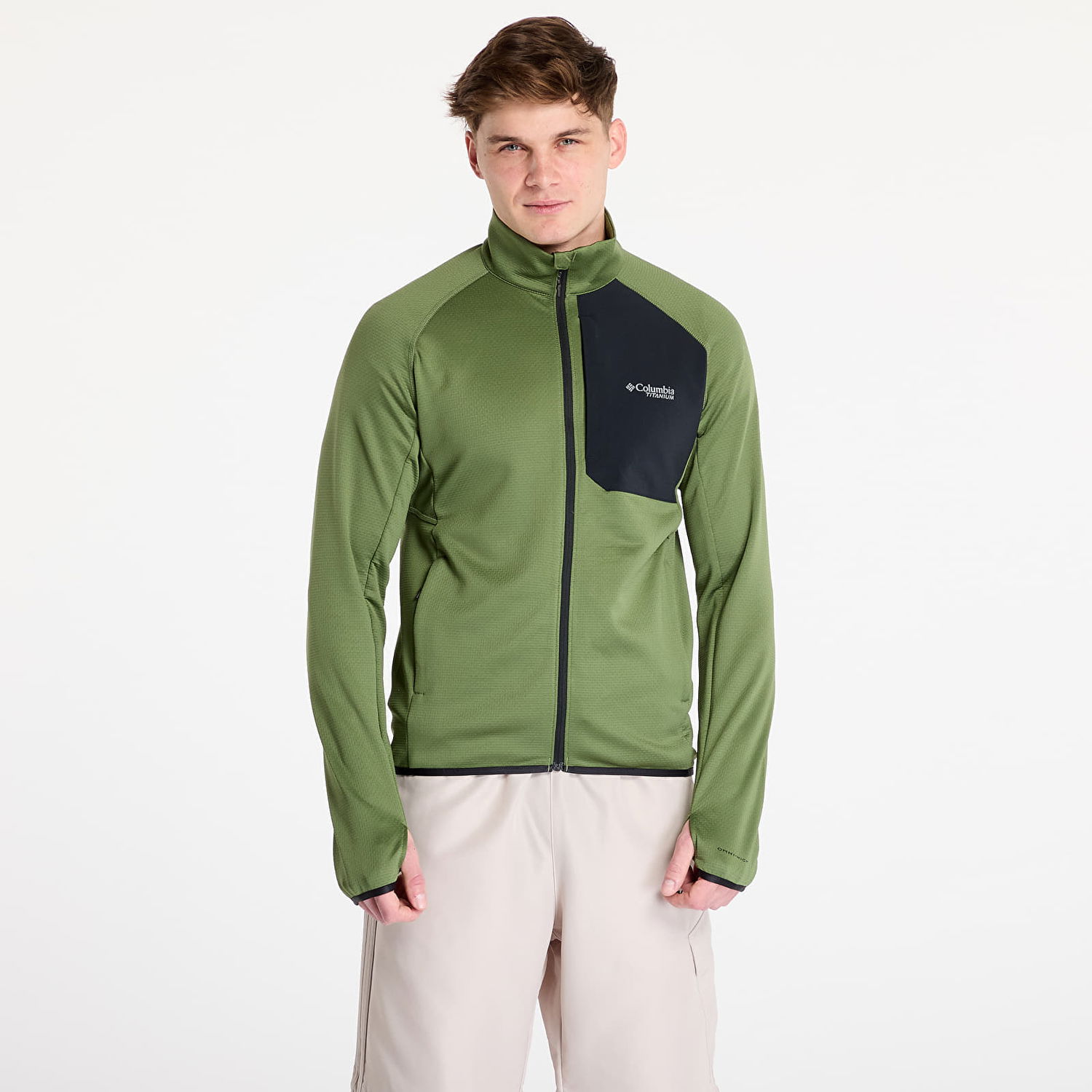 Mikina Columbia Triple Canyon Grid Fleece Zelené | 2094963352, 0