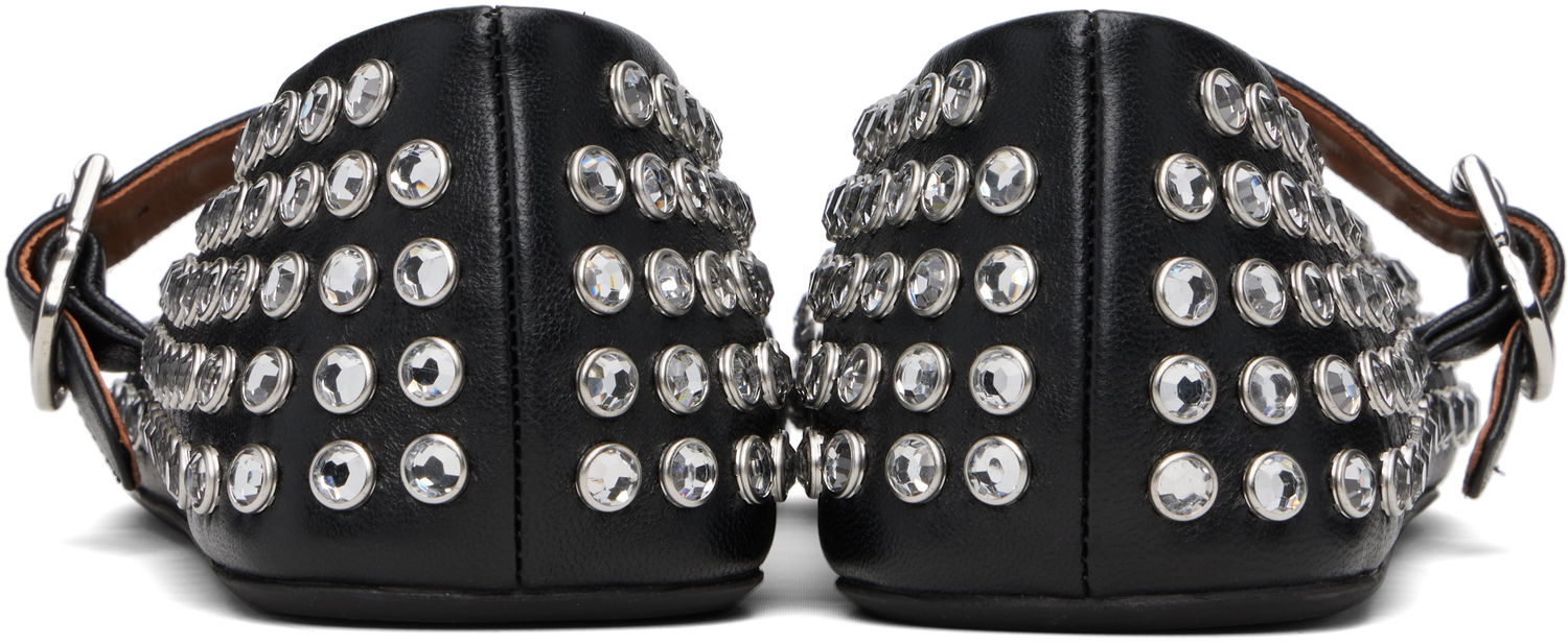 Oblečenie Alaïa ALAÏA Lambskin Ballerina Flats with Strass Čierna | AA3A029CK116, 1