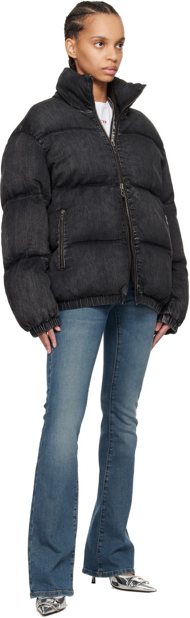 Prešívaná bunda Diesel Diesel W-Mons-A Denim Puffer Jacket Čierna | A16077 0ABCB, 3