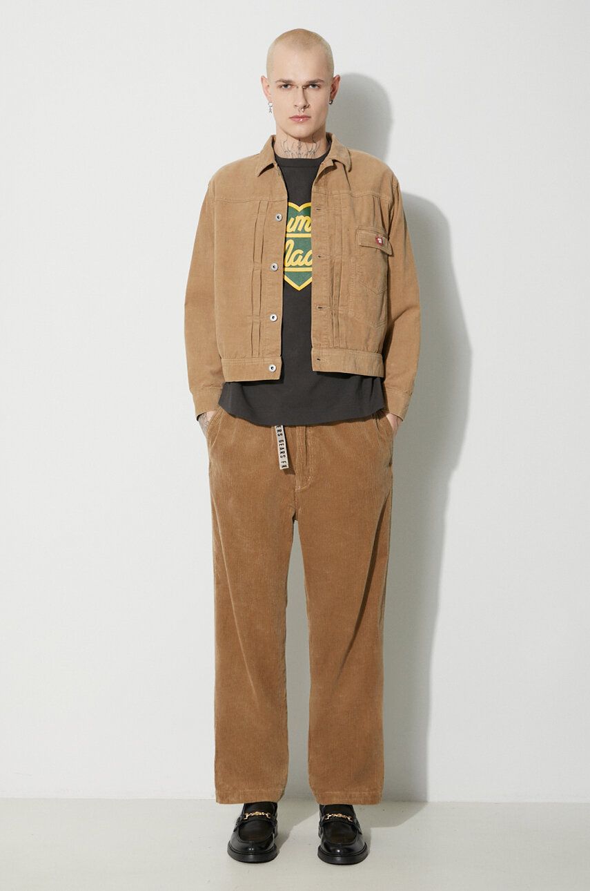 Bunda Human Made Dachs Corduroy Work Jacket Béžová | HM26JK005, 1