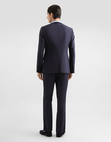 Bunda Dolce & Gabbana Dolce & Gabbana Taormina Single-Breasted Silk-Blend Gabardine Jacket Navy | G2NW0TFUTAXB3681, 2