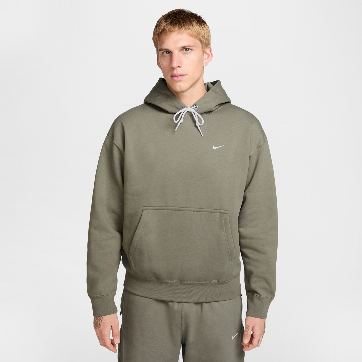 Mikina Nike Solo Swoosh Fleece Hoodie Zelené | DX1355-320, 1