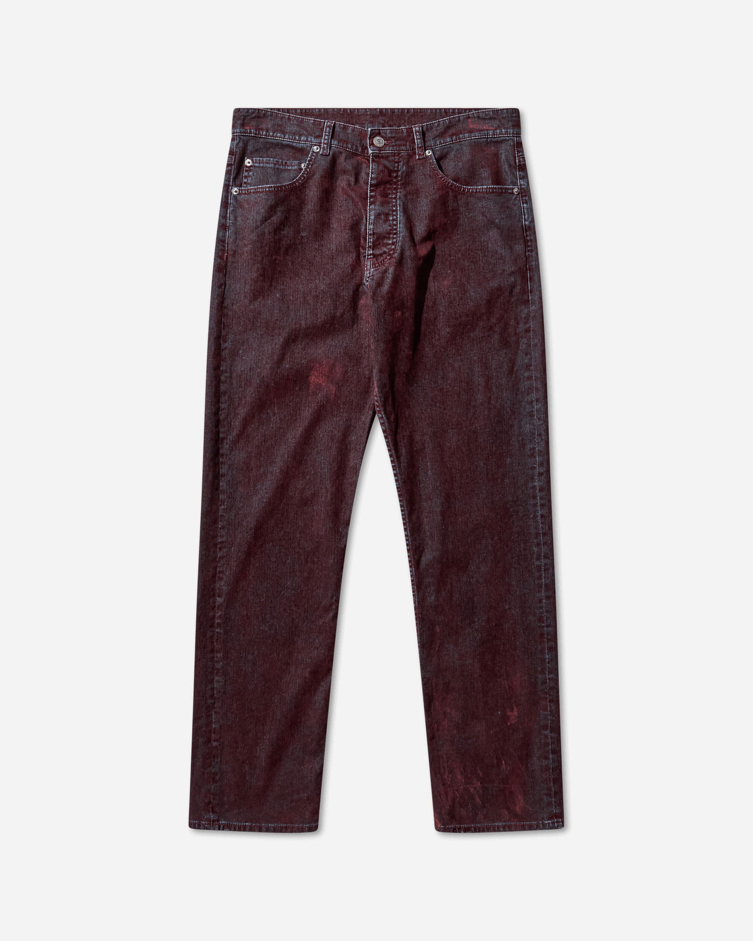 Džínsy Maison Margiela Straight-Leg Jeans Vínová | SH2LA0037 227, 1