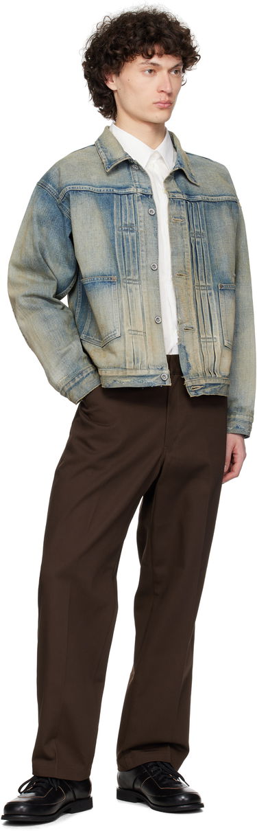 Nohavice Neighborhood Neighborhood WP Wide Trousers Hnedá | 251SPNH-PTM01, 3
